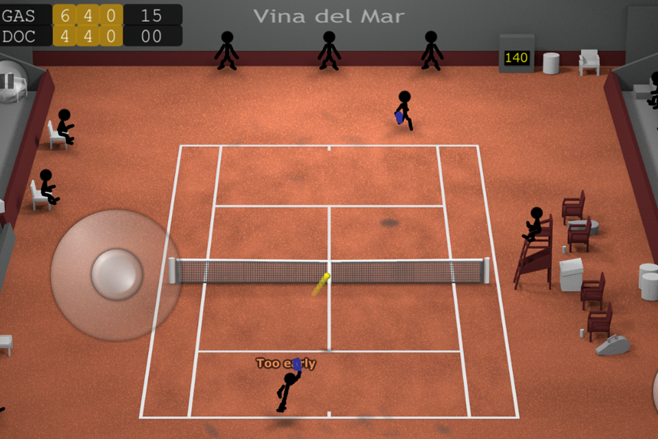 Скачать Stickman Tennis для Android.