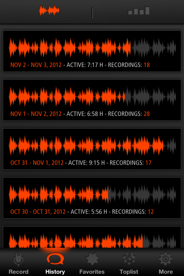 Sleep Talk Recorder iPhone